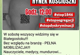 2022.01.15 - Białystok POWSTAŃ! Protest